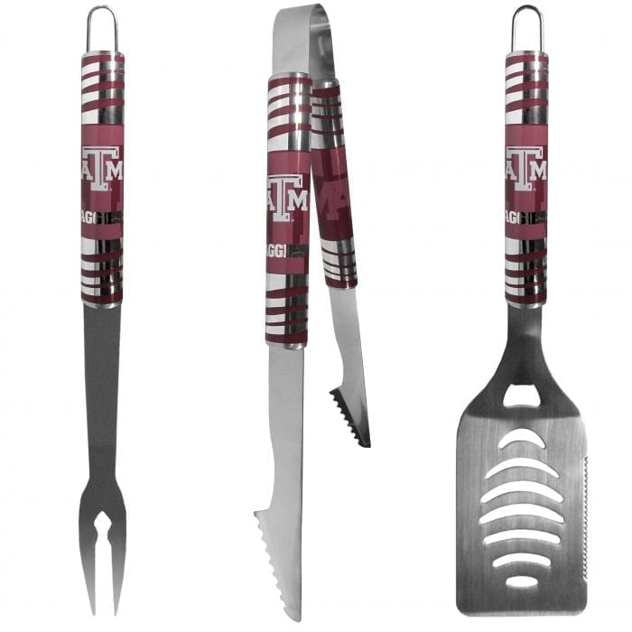 Texas A & M Aggies 3 pc Tailgater BBQ Set