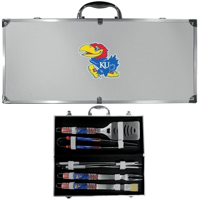 Kansas Jayhawks 8 pc Tailgater BBQ Set
