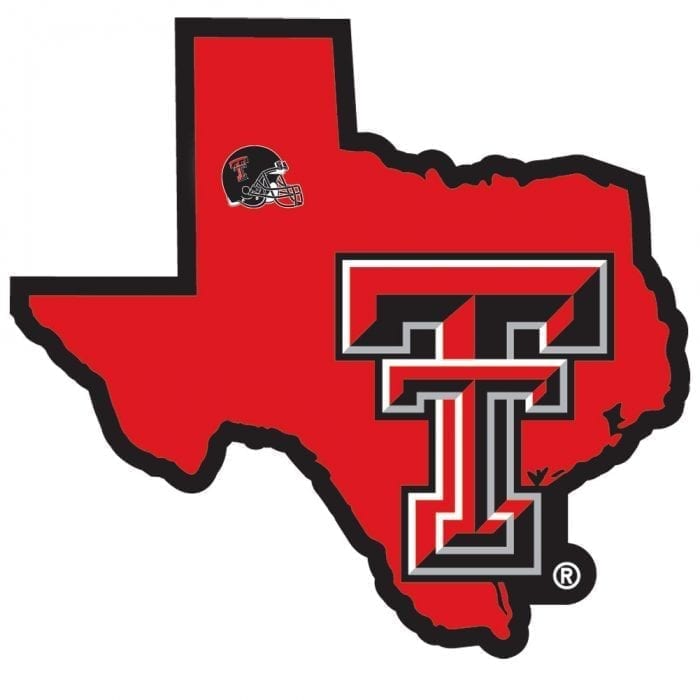 Texas Tech Raiders Home State Decal