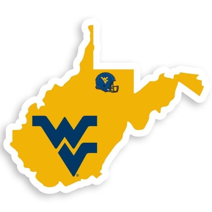 W. Virginia Mountaineers Home State Decal