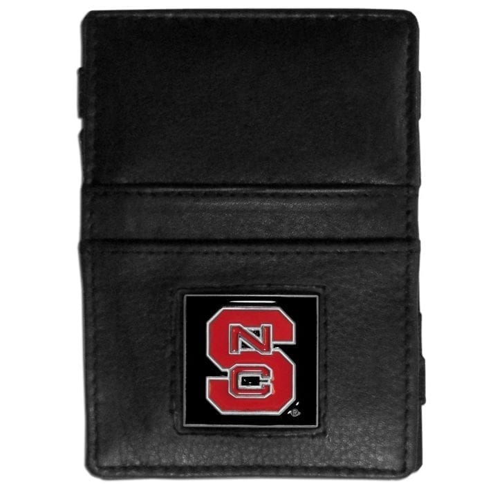 N. Carolina St. Wolfpack Leather Jacob's Ladder Wallet