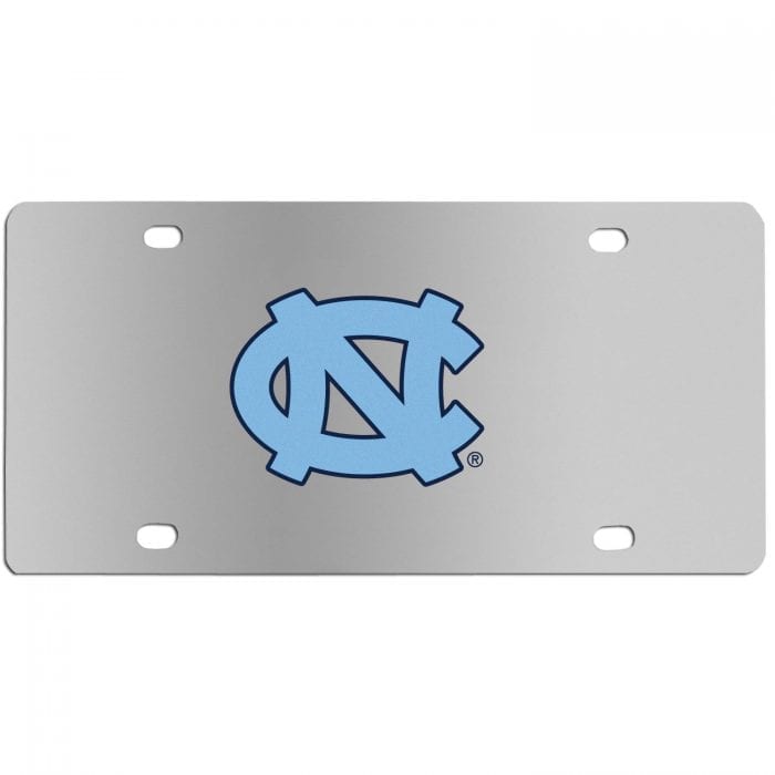 N. Carolina Tar Heels Steel License Plate Wall Plaque