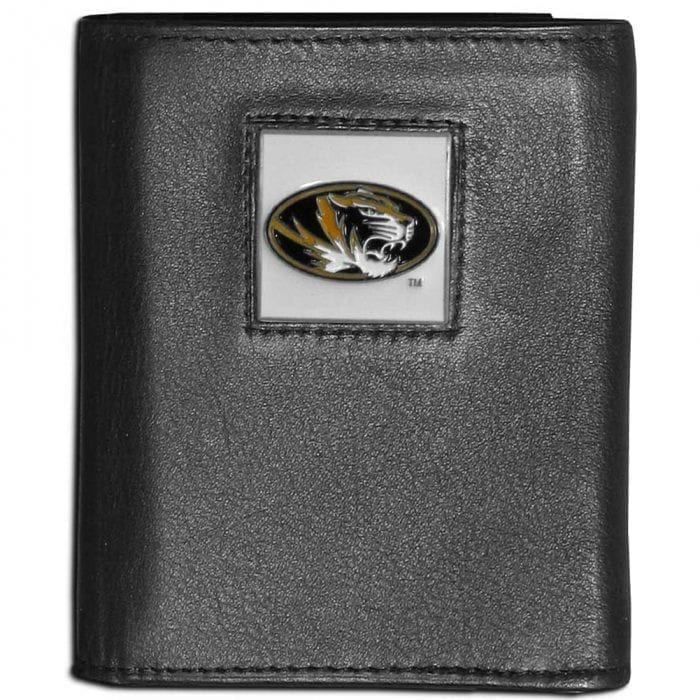 Missouri Tigers Leather Tri-fold Wallet