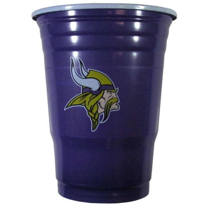 Minnesota Vikings Plastic Game Day Cups