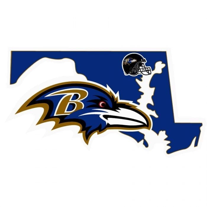 Baltimore Ravens Home State Decal