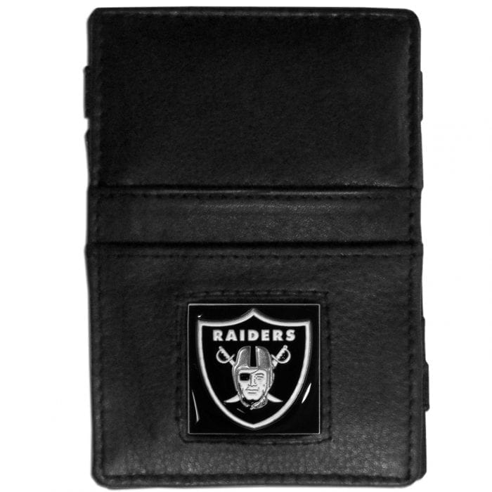 Oakland Raiders Leather Jacob's Ladder Wallet