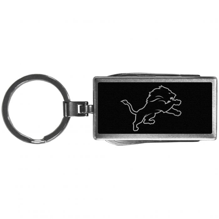 Detroit Lions Multi-tool Key Chain, Black