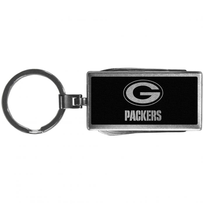 Green Bay Packers Multi-tool Key Chain, Black