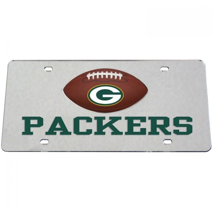 Green Bay Packers Mirrored Plate