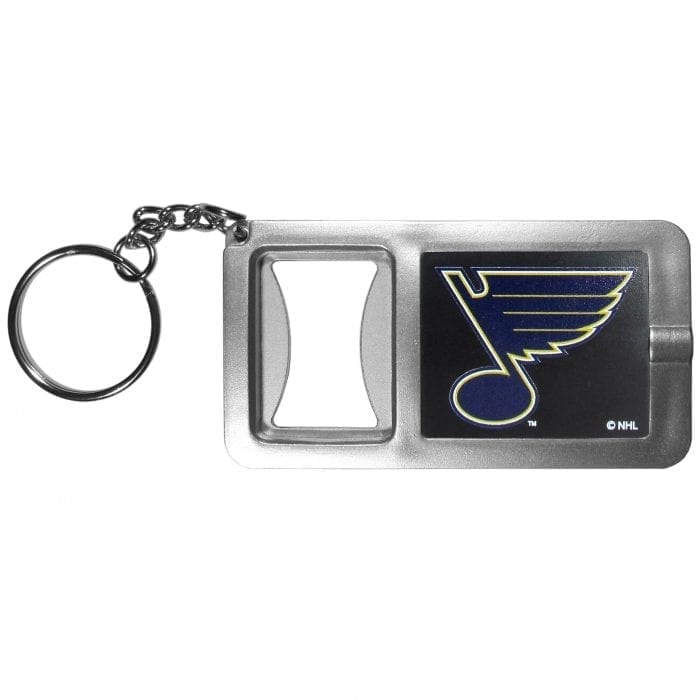 St. Louis Blues® Flashlight Key Chain with Bottle Opener