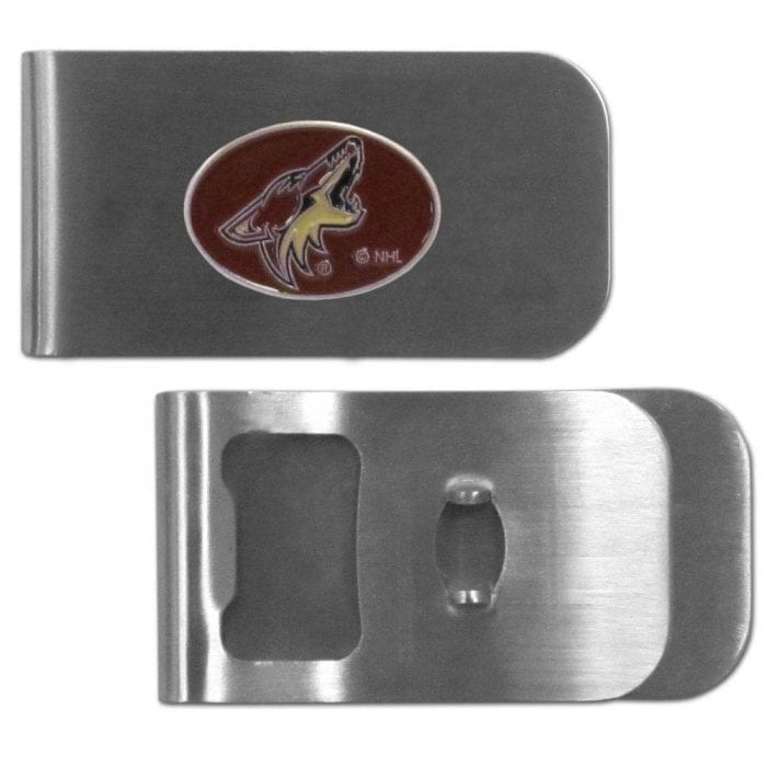 Arizona Coyotes® Bottle Opener Money Clip