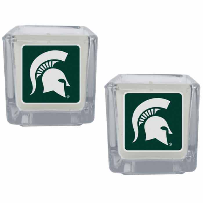 Michigan St. Spartans Graphics Candle Set