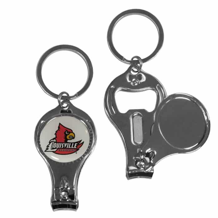 Louisville Cardinals Nail Care/Bottle Opener Key Chain