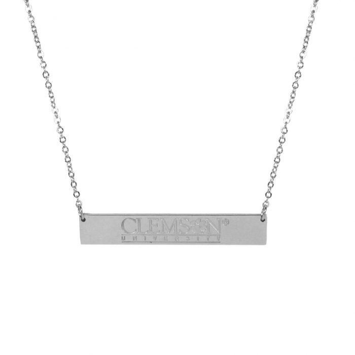 Clemson Tigers Bar Necklace