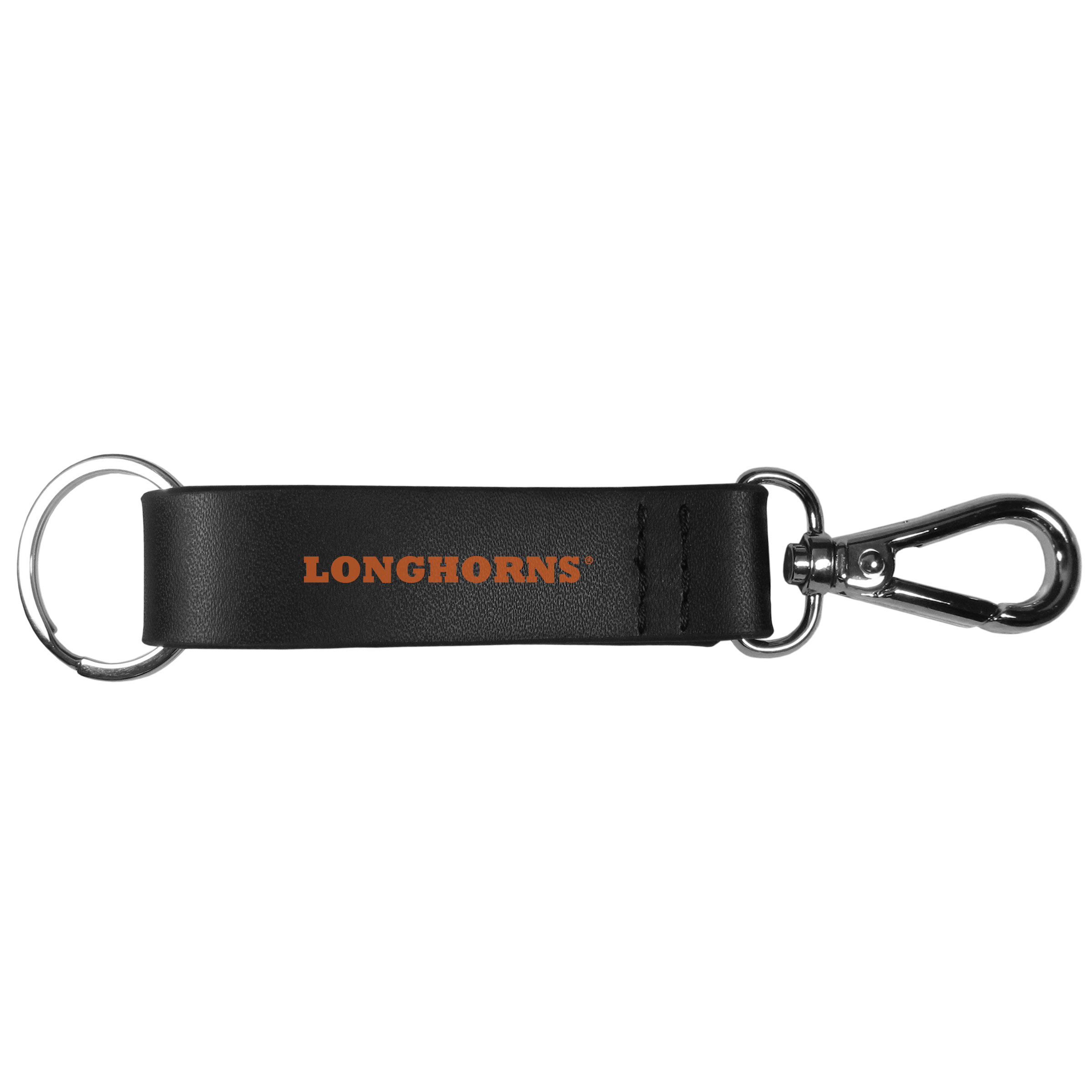 Texas Longhorns Black Strap Key Chain | Fanhood Gear