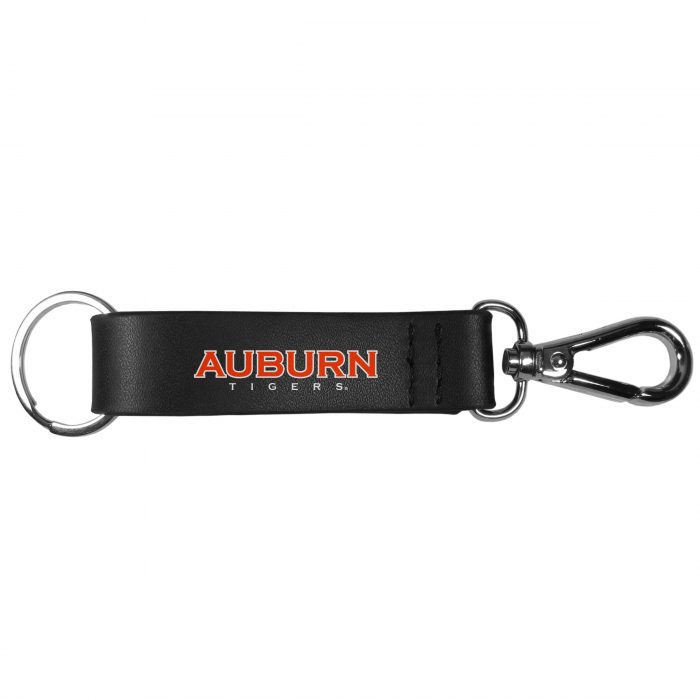 Auburn Tigers Black Strap Key Chain