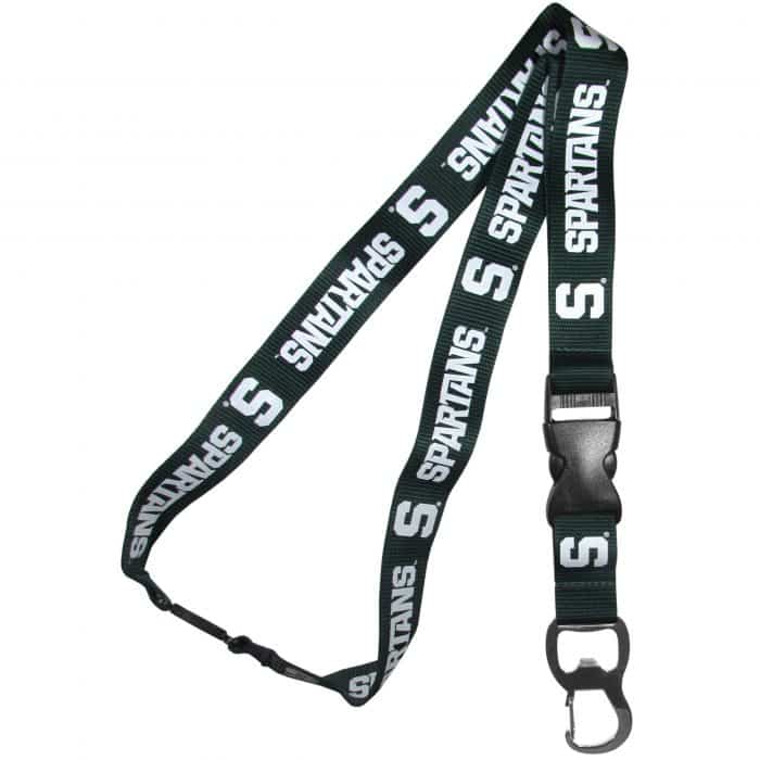 Michigan St. Spartans Lanyard, Bottle Opener