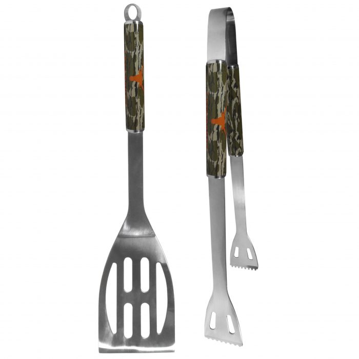 Texas Longhorns 2 pc BBQ Set w/Mossy Oak Camo