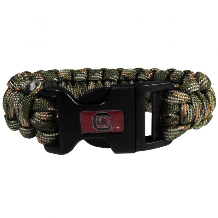S. Carolina Gamecocks Camo Survivor Bracelet