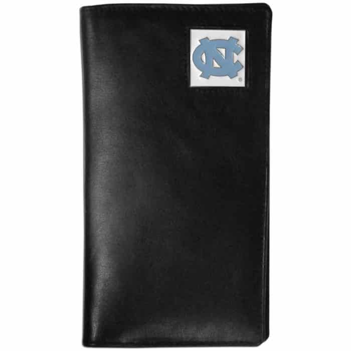 N. Carolina Tar Heels Leather Tall Wallet