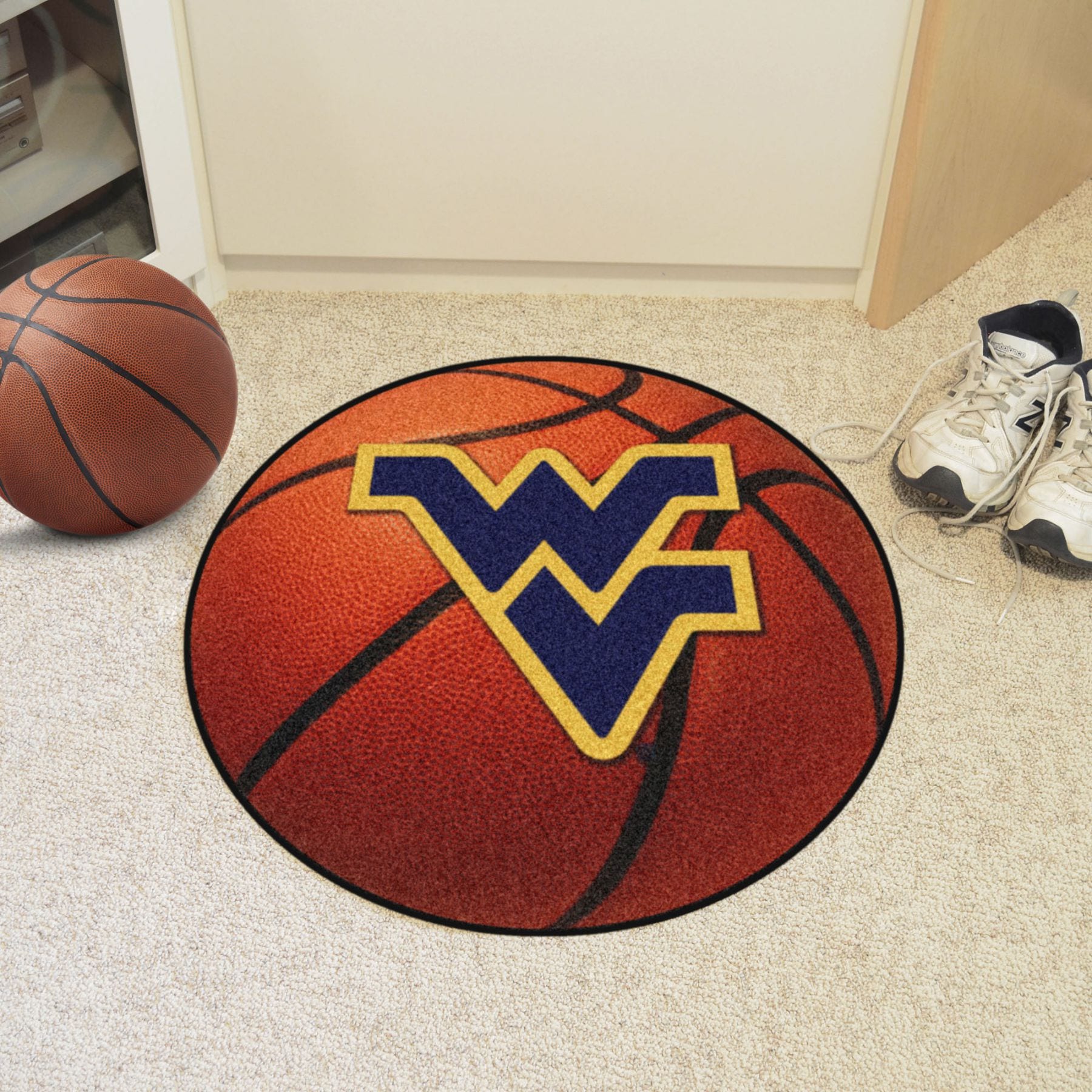 West Virginia University Basketball Mat Fanhood Gear