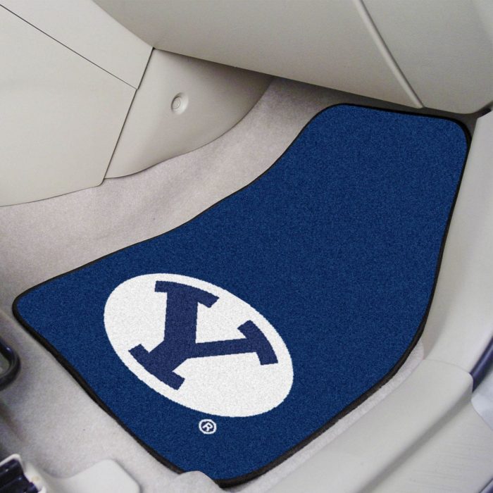 Brigham Young University 2-pc Carpet Car Mat Set