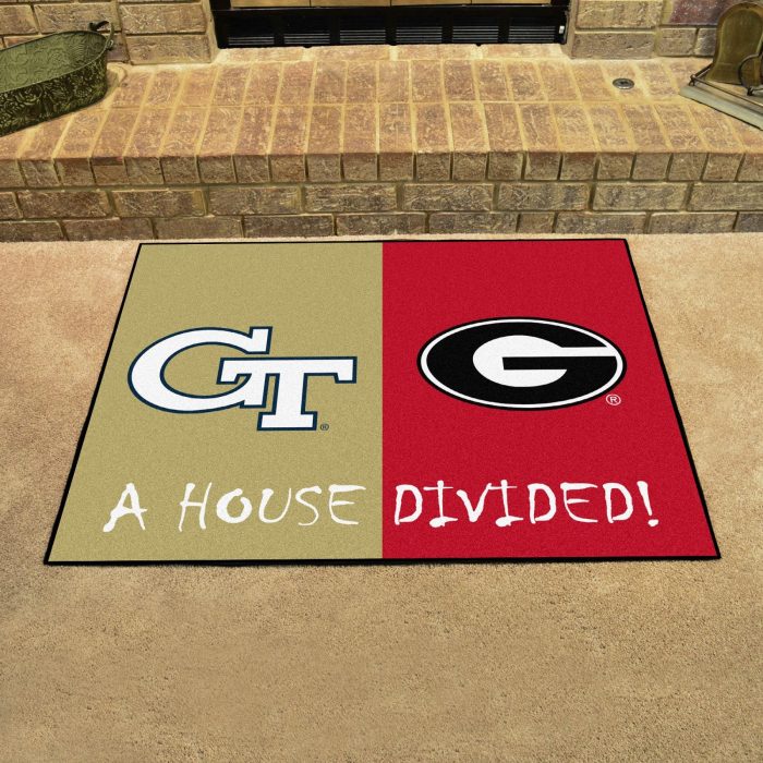 House Divided - Georgia Tech / Georgia House Divided Mat