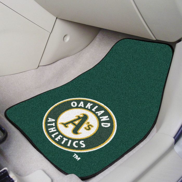 Oakland Athletics 2-pc Carpet Car Mat Set