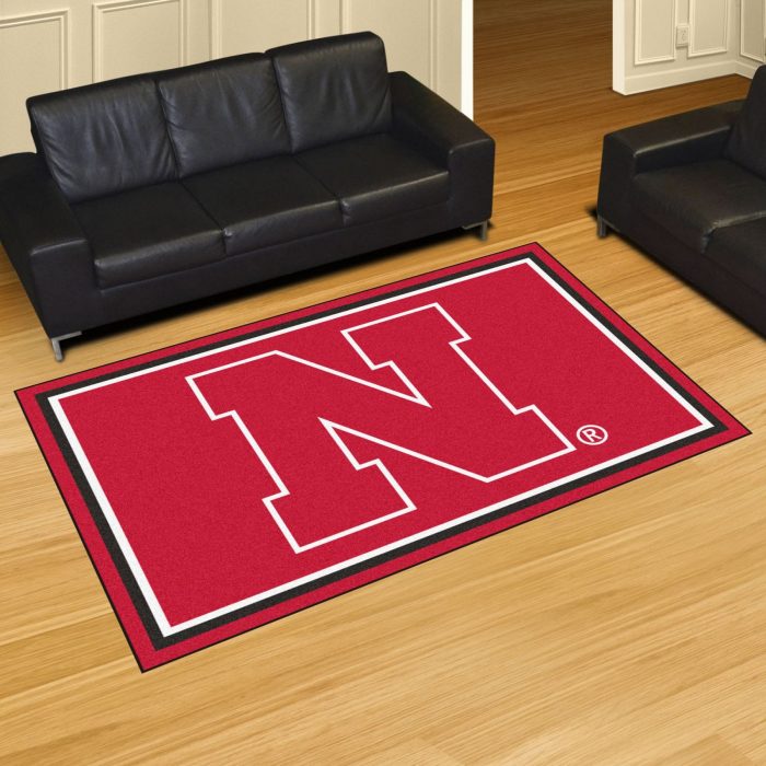 University of Nebraska 5x8 Rug