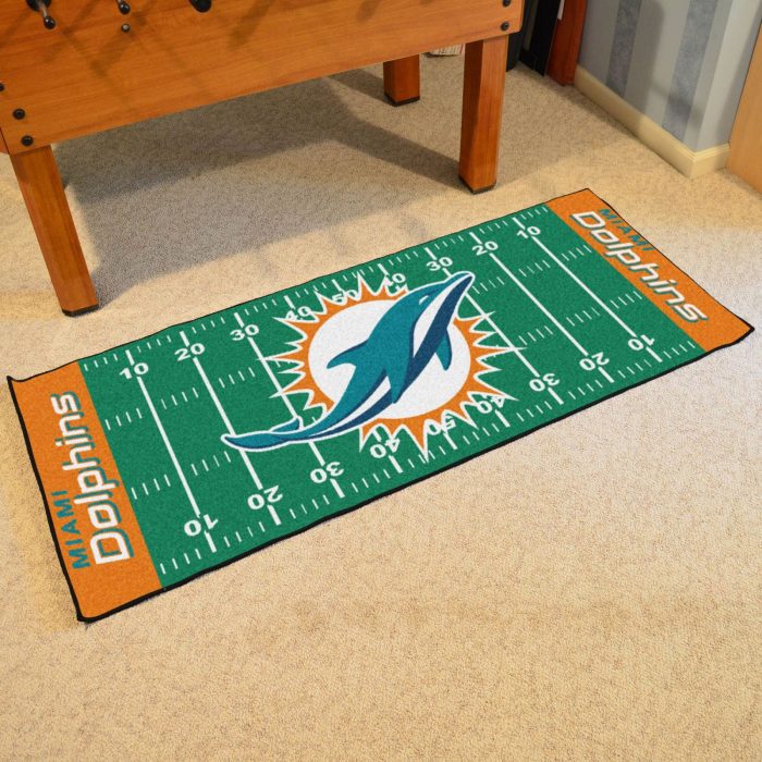 Miami Dolphins Football Field Runner