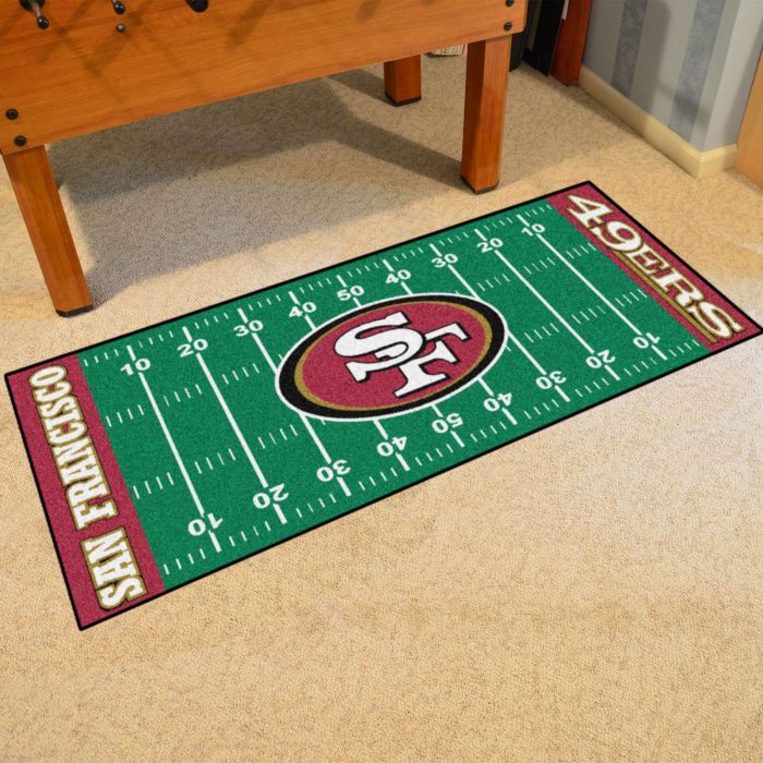 San Francisco 49ers Football Field Runner