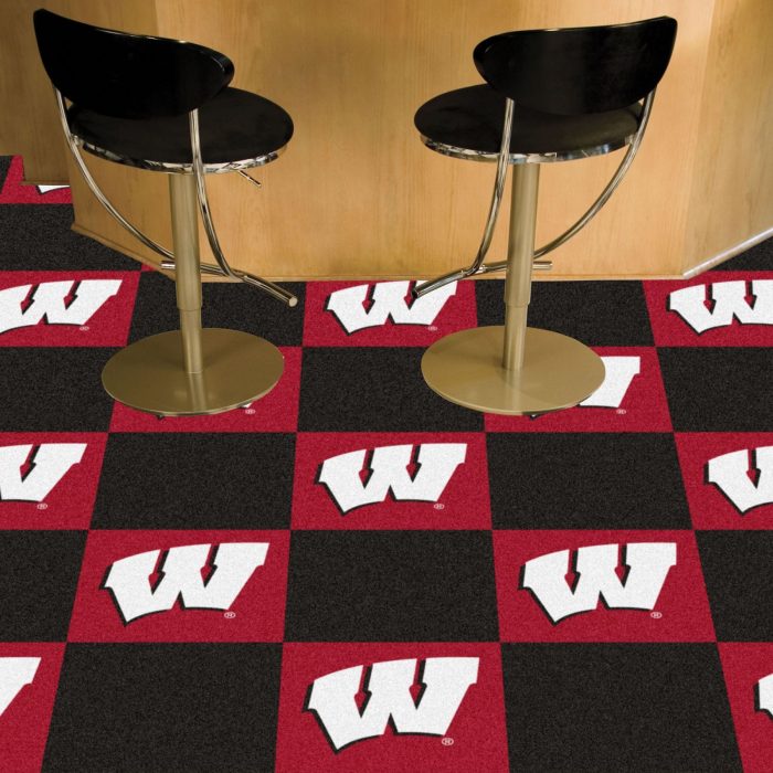 University of Wisconsin Team Carpet Tiles