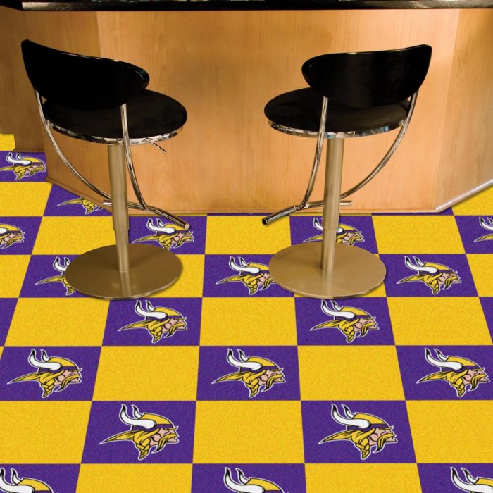 Minnesota Vikings Team Carpet Tiles