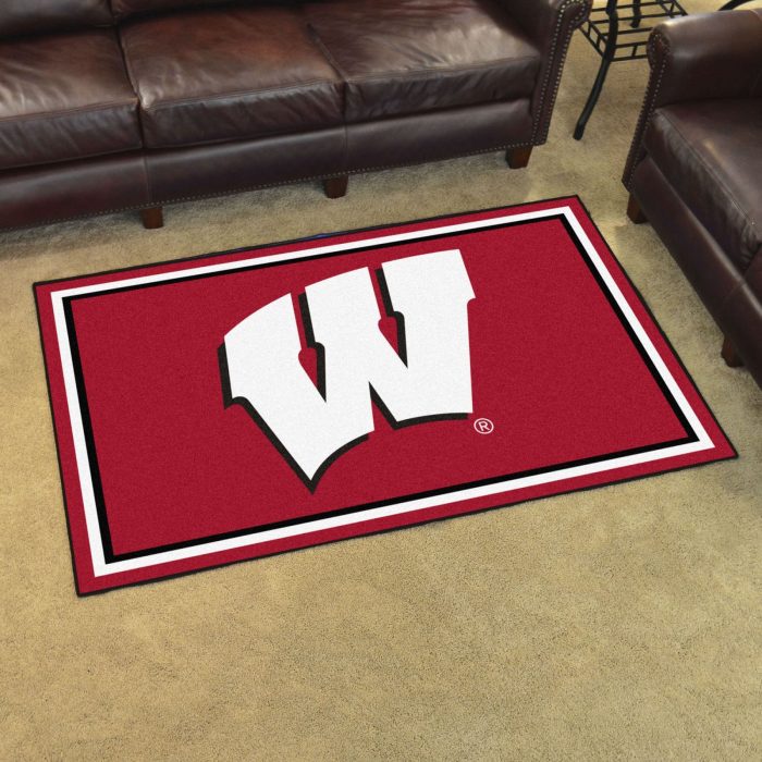 University of Wisconsin 4x6 Rug