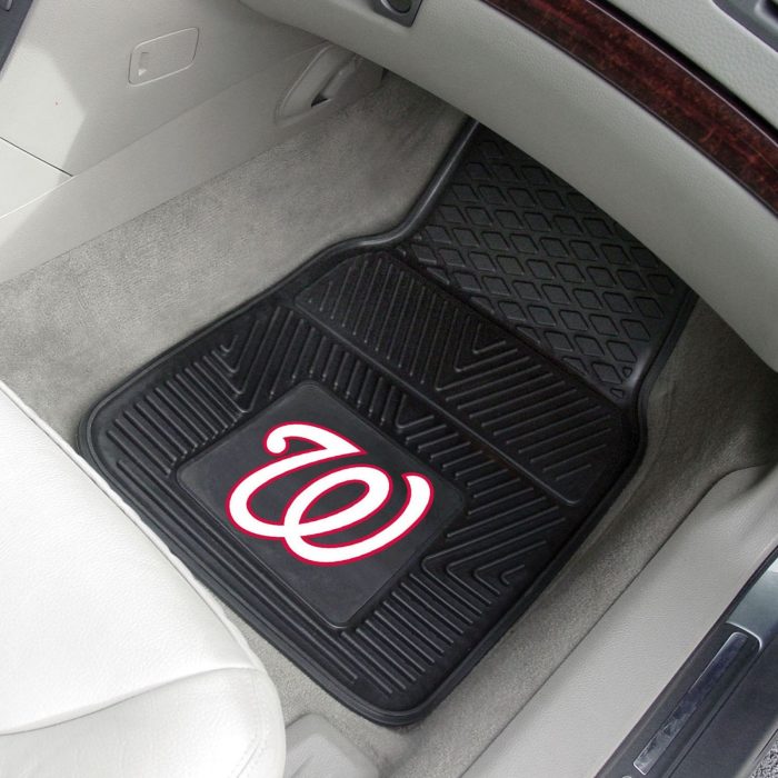 Washington Nationals 2-pc Vinyl Car Mat Set