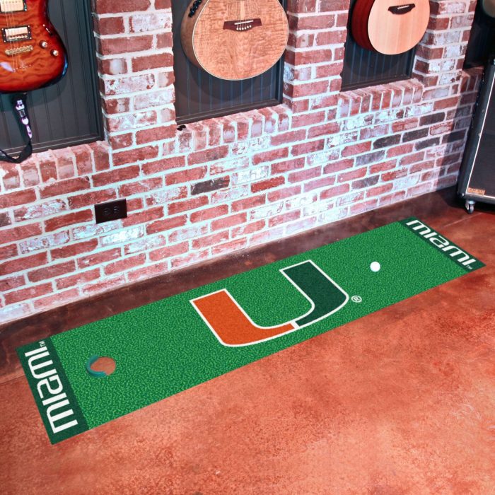 University of Miami Putting Green Mat