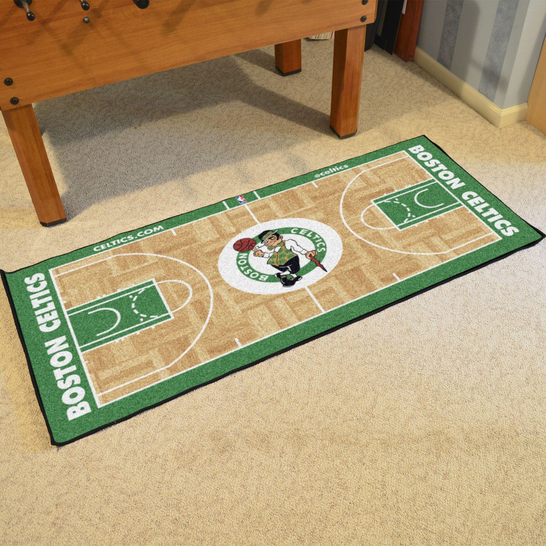 Boston Celtics NBA Court Large Runner | Fanhood Gear