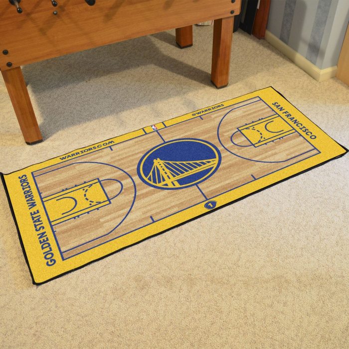 Golden State Warriors NBA Court Large Runner