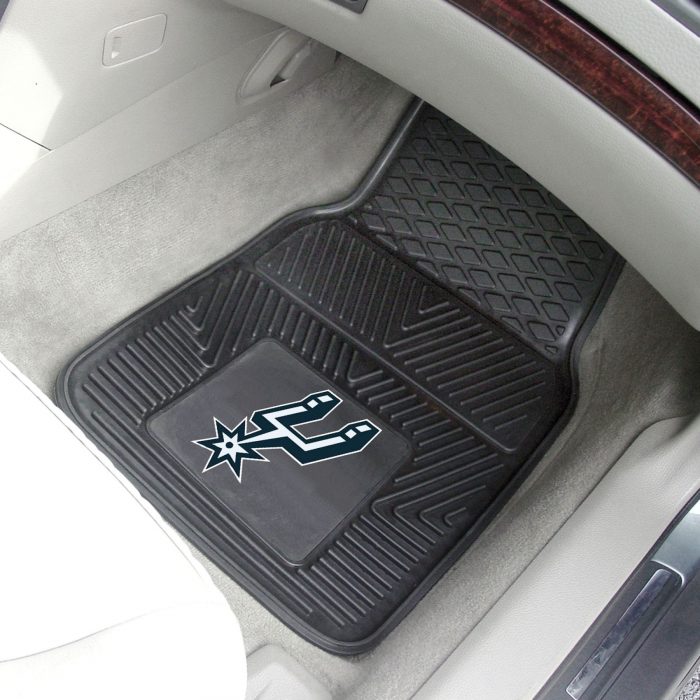 San Antonio Spurs 2-pc Vinyl Car Mat Set