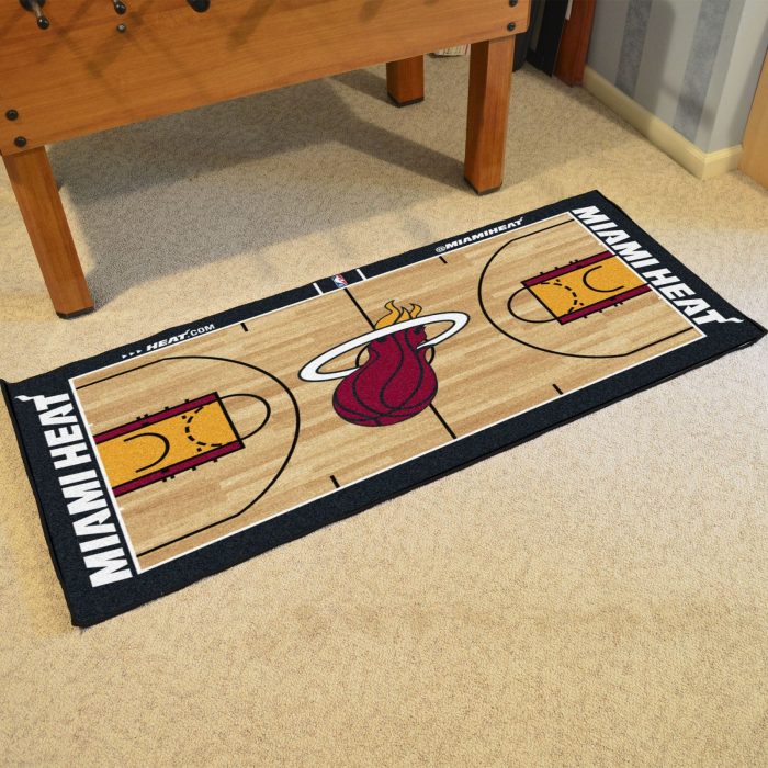 Miami Heat NBA Court Runner