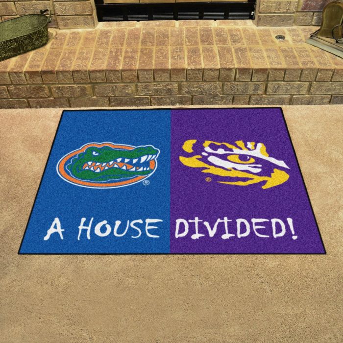 House Divided - Florida / LSU House Divided Mat