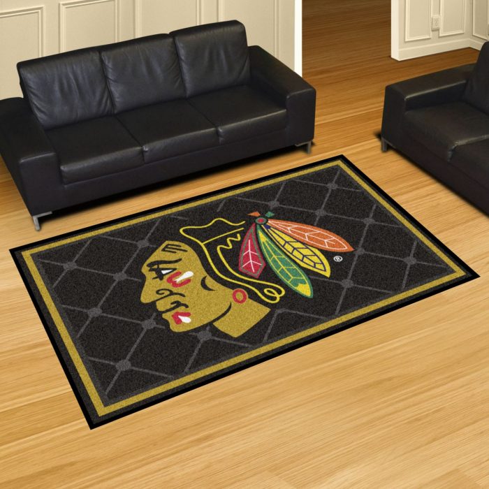 Chicago Blackhawks 5x8 Rug