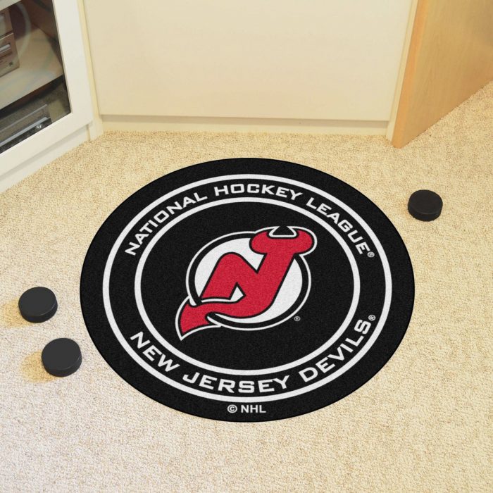 New Jersey Devils Puck Mat