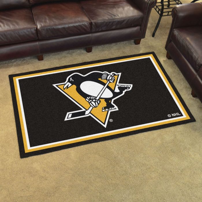 Pittsburgh Penguins 4x6 Rug