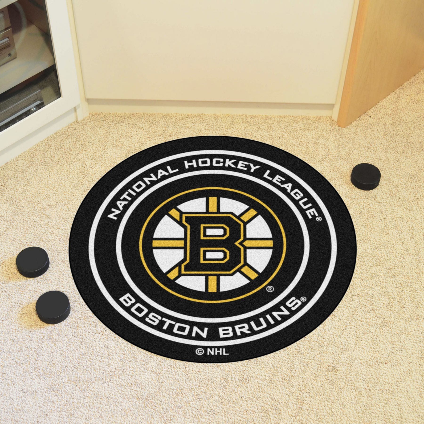 Boston Bruins Puck Mat | Fanhood Gear