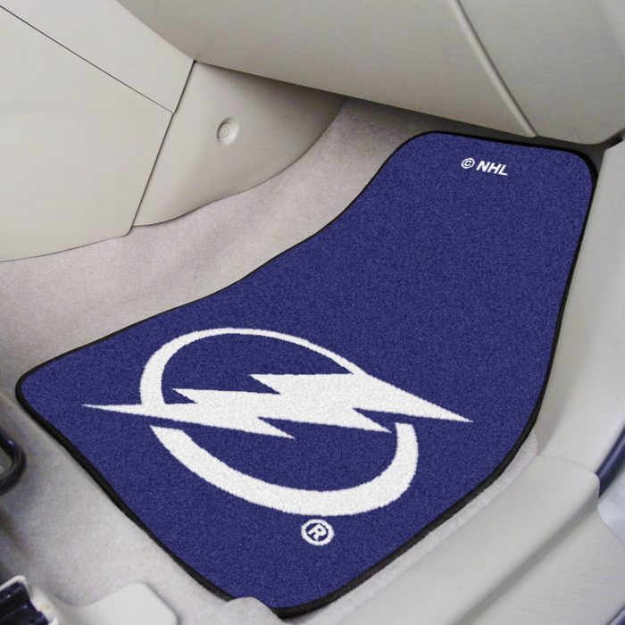 Tampa Bay Lightning 2-pc Carpet Car Mat Set