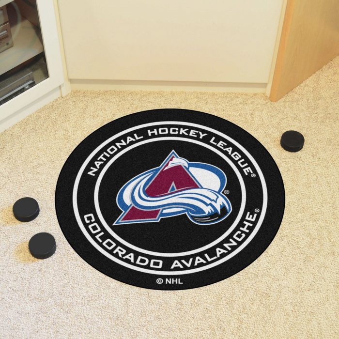 Colorado Avalanche Puck Mat