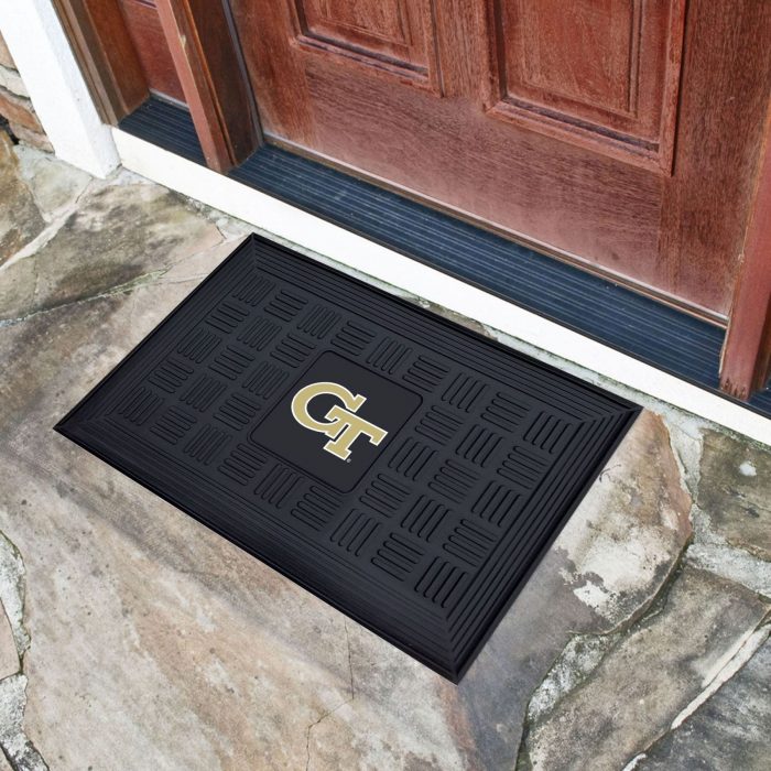 Georgia Tech Medallion Door Mat