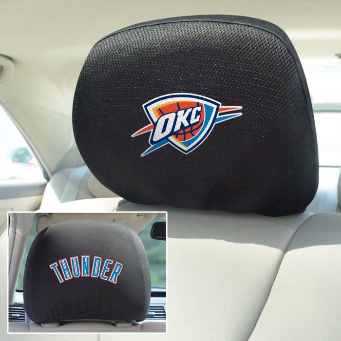 Oklahoma City Thunder Head Rest Cover