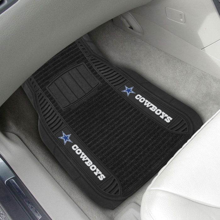 Dallas Cowboys 2-pc Deluxe Car Mat Set